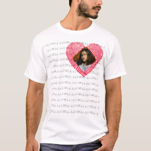 Camiseta Foto personalizada do AMOR