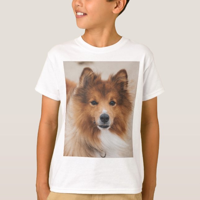 Camiseta Foto personalizada do cão de estimação (Frente)