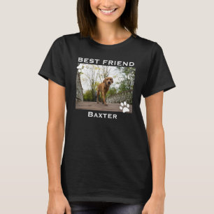 Camiseta Foto Personalizada do Cão Melhor Amigo