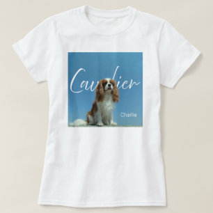 Camiseta Foto Personalizada do Cavalier King Charles Spanie