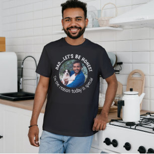 Camiseta Foto personalizada do Dia de os pais especial de P