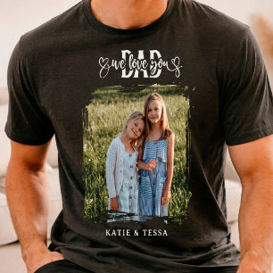 Camiseta Foto Personalizada do Dia dos Pais Família Papai