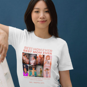 Camiseta Foto Personalizada Do Filtro Sangria Da Melhor Mãe