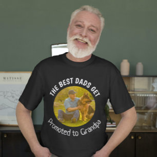 Camiseta Foto personalizada do melhor Dia de os pais do vov