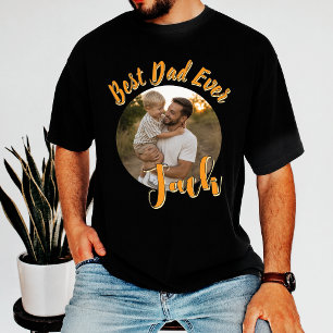 Camiseta Foto Personalizada do Melhor Pai do Mundo, Dia dos