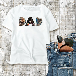 Camiseta Foto personalizada do pai | Pão-Cão | Pai de cães 