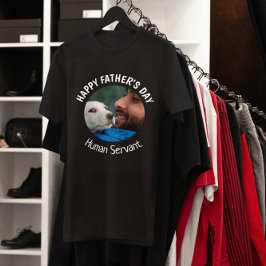 Camiseta Foto Personalizada do Servente Humano do Dia de os