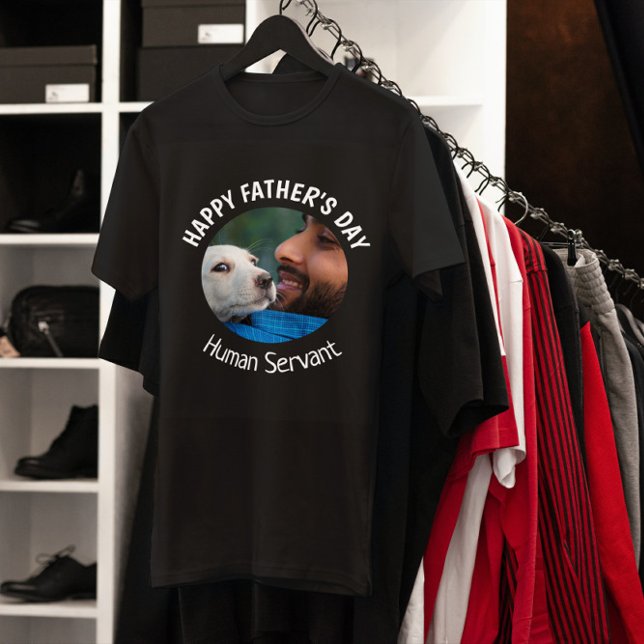Camiseta Foto Personalizada do Servente Humano do Dia de os (Criador carregado)
