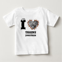 Foto personalizada do trem que adoro trens para cr