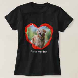 Camiseta Foto personalizada e nome personalizados do Dog Lo