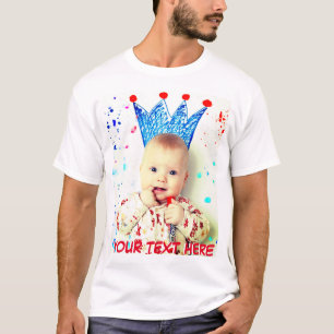 Camiseta Foto personalizada e texto