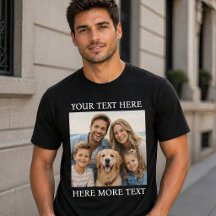 Foto Personalizada e Texto ou Nome Elegante Serif