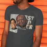 Camiseta Foto Personalizada E Texto Personalizado Melhor Pa<br><div class="desc">Foto personalizada e texto personalizado Melhor Pai jamais visto de Ricaso - adicione sua própria fotografia,  arte e texto a esta camisa personalizável - ideal para dia de os pais ou qualquer dia</div>