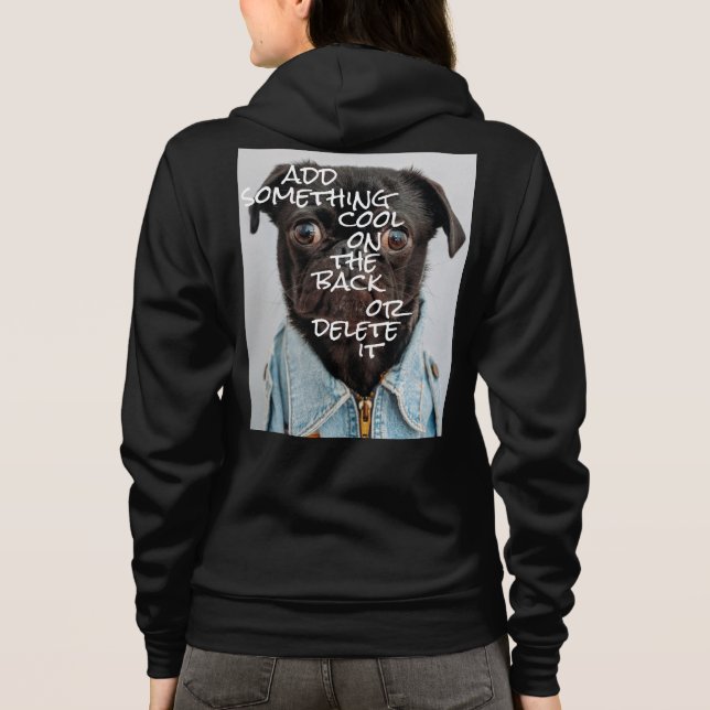 Camiseta Foto personalizada e texto preto (Verso)