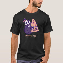 Camiseta Foto personalizada e texto preto