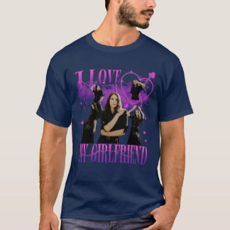 Camiseta Foto Personalizada Eu Amo Minha Namorada Bootleg V