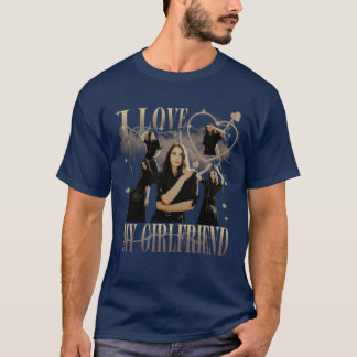 Camiseta Foto Personalizada Eu Amo Minha Namorada Bootleg V