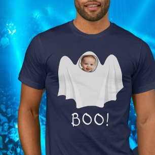 Camiseta Foto personalizada fantasma assustador Feliz Dia d