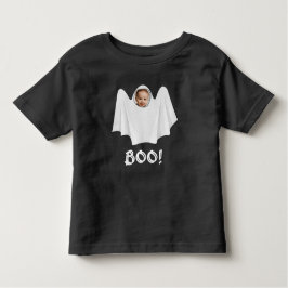Camiseta Foto personalizada fantasma boo assustador Feliz D