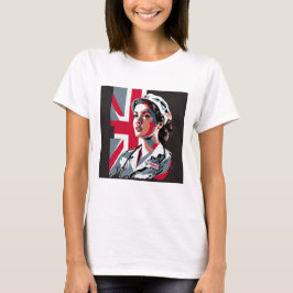 Camiseta Foto personalizada Mãe Mulher Amiga Enfermeira T-S