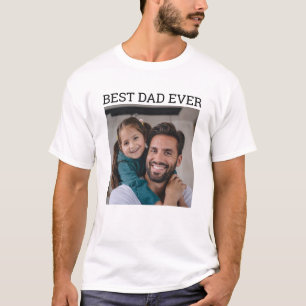 Camiseta Foto Personalizada Melhor Pai do Mundo 