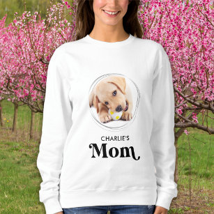 Camiseta Foto Personalizada Pet Puppy Puppy do MOM de Cão R