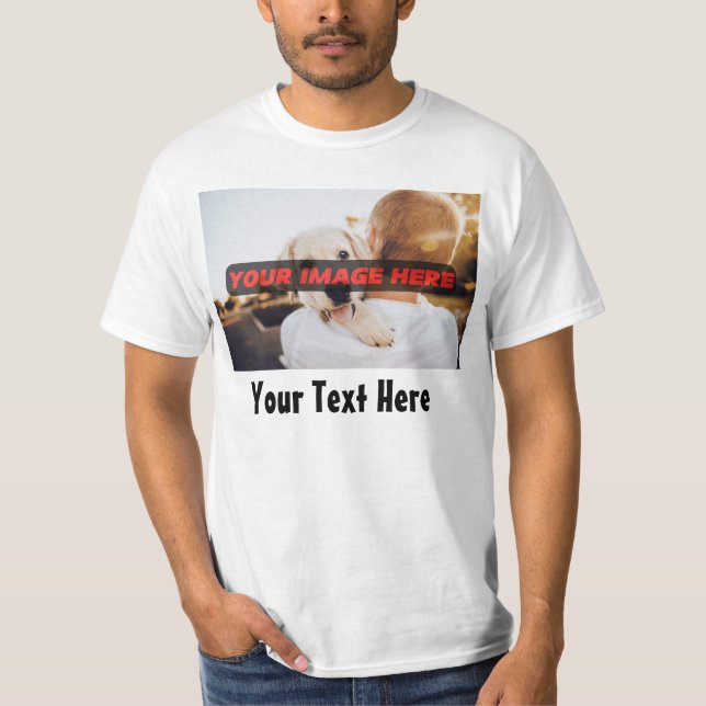 Camiseta Foto Personalizada - Presente de Imagem Personaliz (Frente)