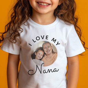 Camiseta Foto Personalizada Que Amo O Meu Dia de as mães Na