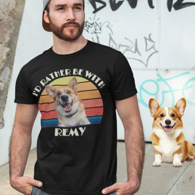 Camiseta Foto personalizada que eu Preferencialmente com pe (Criador carregado)