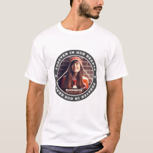 Camiseta Foto personalizada simples moderna para sempre em 