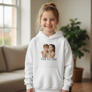 Camiseta Foto Personalizada & Texto de Nome para Crianças