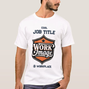 Camiseta Foto Personalizada Título do Trabalho & Local de T