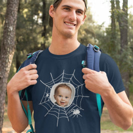 Camiseta Foto personalizada Web spiderweb spooky assustador