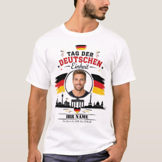 Camiseta Foto personalizado para o Dia da Unidade Alemã