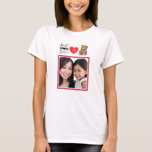 Camiseta Foto Personalizável Da Melhor Mãe