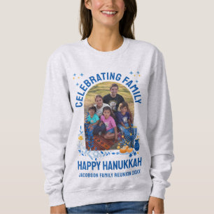 Camiseta Foto personalizável de REUNIÃO DA FAMÍLIA HANUKKAH