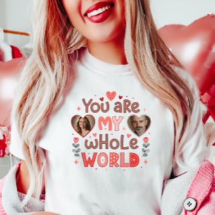 Camiseta Foto personalizável pai, Foto personalizada do Nam