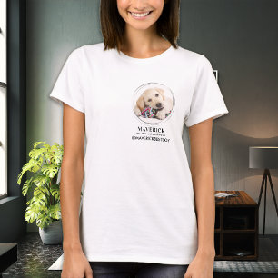 Camiseta Foto Pet Personalizada de Mídia Social Familiar