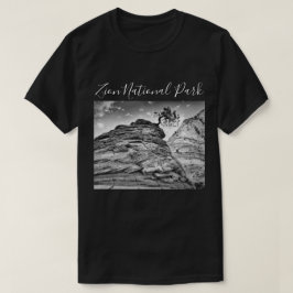 Camiseta Foto preto e branco da árvore dos bonsais de Zion
