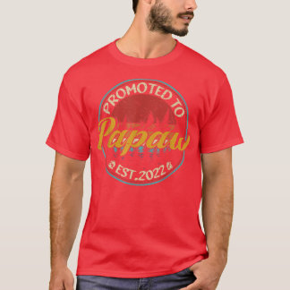 Camiseta Foto Promovida Para Papaw Est 2022 Novo Papaw