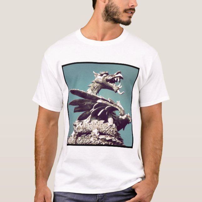 Camiseta Foto Quadrada - Dragão (Frente)