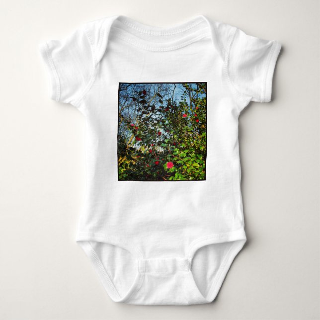 Camiseta Foto Quadrada - Magnolia Bush 01 (Frente)
