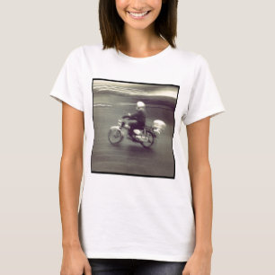 Camiseta Foto Quadrada - Moto Rápida