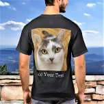 Camiseta Foto Retroativa Personalizada E Texto Opcional Per<br><div class="desc">Carregue uma foto, personalize o texto e crie facilmente a camiseta personalizada de fotos. Clique em EDITAR para alterar a cor do texto. Você pode TRANSFERIR este DESIGN em outros produtos do Zazzle e ajustá-lo ao ajustado da maioria dos itens do Zazzle. Os designs Standard Studio são feitos em gráficos...</div>