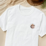 Camiseta Foto simples e elegante do melhor Pai de cachorro<br><div class="desc">Este design simples e clássico é composto por tipografia serif e adiciona uma foto personalizada.</div>
