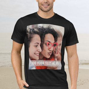 Camiseta Foto & Texto ou Nome Personalizado
