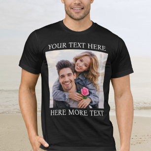 Camiseta Foto & Texto Personalizado