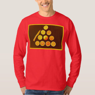 Camiseta Foto "Triângulo de Metade Laranjas". Compre agora