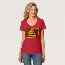 Camiseta Foto "Triângulo de Metade Laranjas". Compre agora