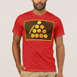 Camiseta Foto "Triângulo de Metade Laranjas". Compre agora